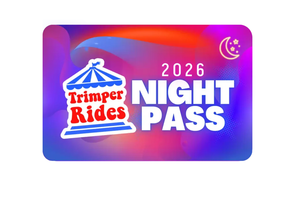 Trimper Rides 2026 Night Pass for evening rides after 5PM on the Ocean City boardwalk
